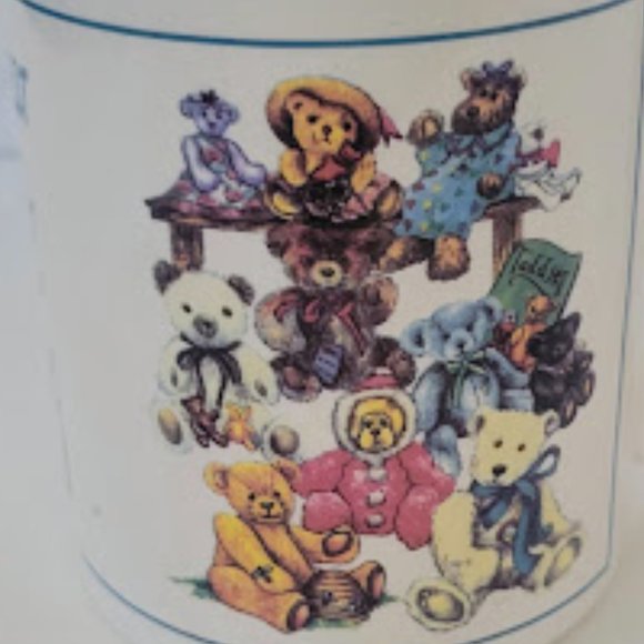 NameMe Calligraphy "Teddy Bear Collector" Coffee Mug Teacup - Picture 3 of 4